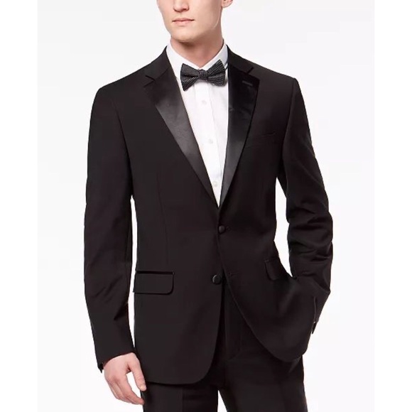 Calvin Klein Other - Calvin Klein X-Fit Slim Fit Infinite Stretch Black Tuxedo Jacket